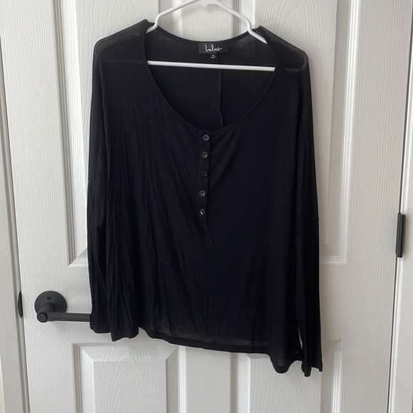 Lulus Greyson dolman long sleeve henley - Picture 4 of 8